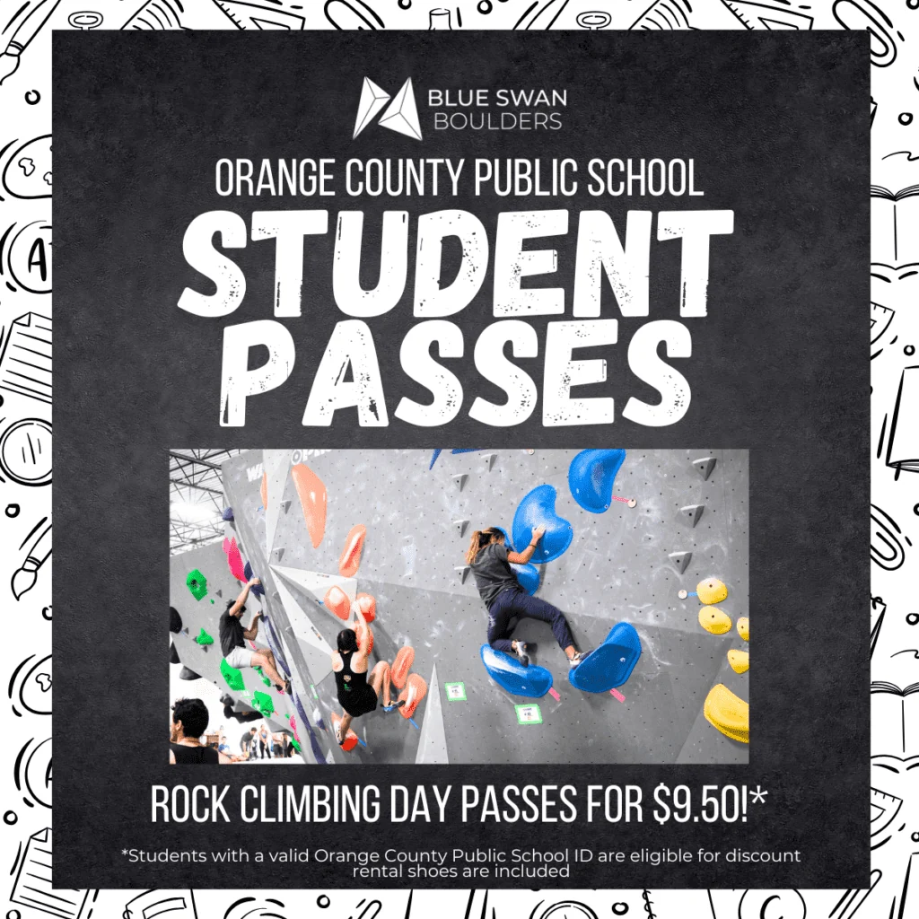 Blue Swan's original ocps student day pass promotional artwork. Details below.